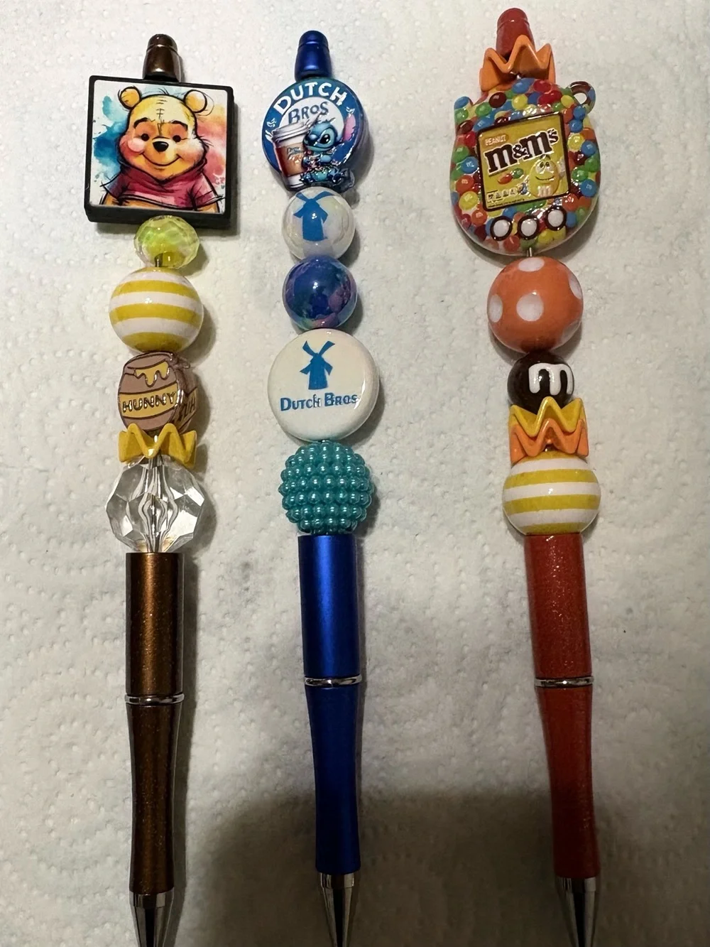 Kids Beaded Character Pen — Multicolor Decorative Accessory